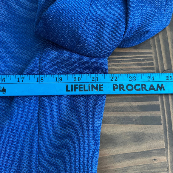 Tahari ASL Women’s Navy Blue Blazer Gold Buttons Size 14 – Classic Career Capsul - Picture 6 of 8